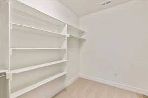 Primary walk-in closet