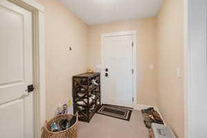 View of doorway to outside