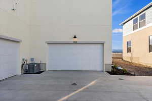 Garage with central AC