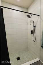 Bathroom with walk in shower