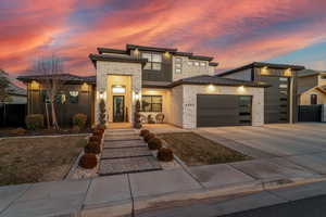 Beautifully landscaped front yard