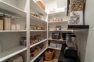 Large hidden pantry