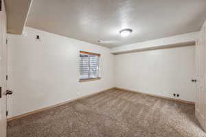 Empty room featuring carpet floors