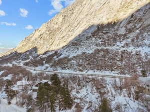 Exterior details featuring a mountain view