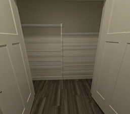 Closet in Laundry Room