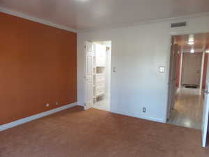 Bedroom # 2 with Walk-In Closet Between Bedroom and Bathroom