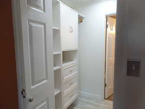 Bedroom # 2 with Walk-In Closet Between Bedroom and Hallway Bathroom