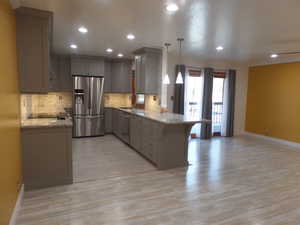 Open Concept with Updated Kitchen, Dining and Living Room