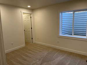 Basement bedroom 3 with walk in closet