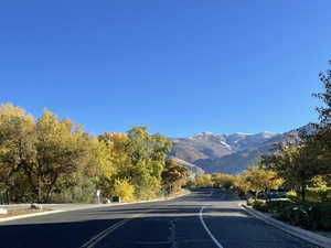 Picturesque views driving up to the neighborhood