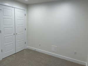 Basement bedroom 1 closet