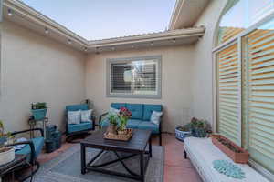 View of patio / terrace featuring outdoor lounge area