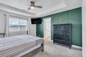 Master bedroom with en suite bath