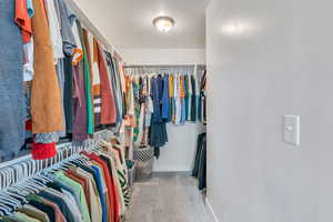 Master walk-in closet