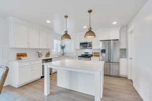 White custom cabinetry