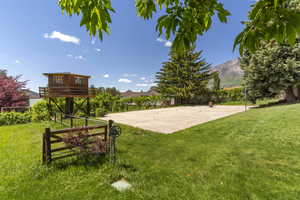 Tree house and Sports court