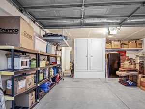 Garage with storage