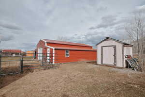 View of outbuilding