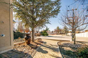 View of patio