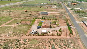 Bird's eye view featuring a rural view