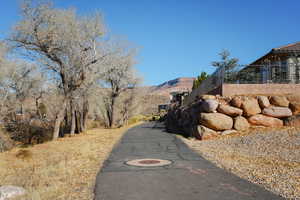 View of walking trail