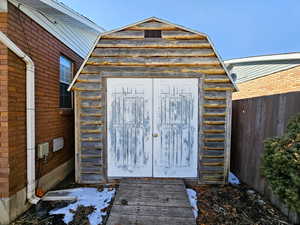 Main floor backyard shed