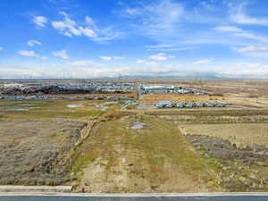 Aerial view with a rural view