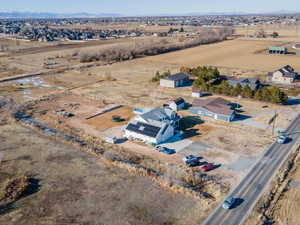 Bird's eye view featuring a rural view