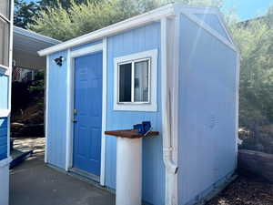 View of outbuilding