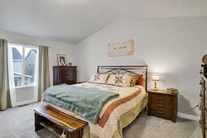 Primary Bedroom with Vaulted Ceilings