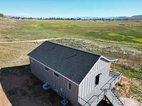 Drone / aerial view with a rural view