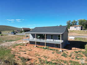 View of rear view of property