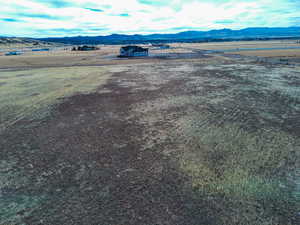 Bird's eye view with a mountain view and a rural view