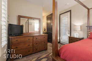 View of casita bedroom