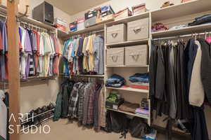 HUGE master closet