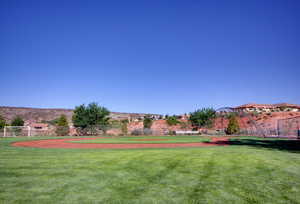 community baseball/soccer field