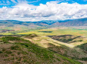 Mountain view with a rural view