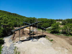 Entrance under construction