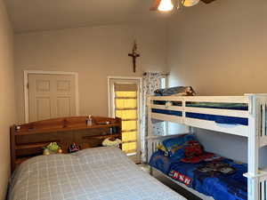 Master Bedroom with the exit to a balcony