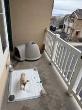 View of Living balcony