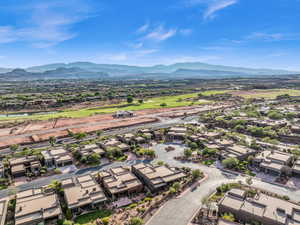 Bird's eye view featuring a mountain view