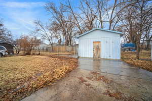 View of outbuilding