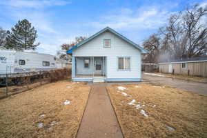 Bungalow-style home featuring covered porch