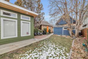 View of back yard