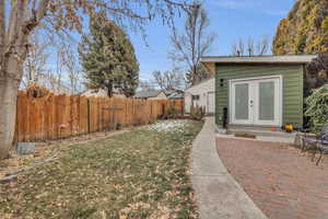 View of yard featuring a patio area