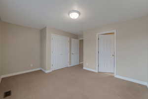 Main Level second Bedroom and/or office. Connects to a Full Bath and connects to mud room/hallway