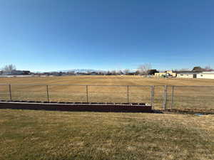 View of backyard and Aspen Elementary's school yard