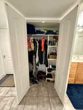 Accessory apartment coat closet