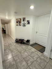 Front door/hallway in accessory apartment