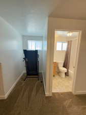 Top floor bedroom/bonus room full bathroom & cubby